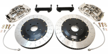 AP Raacing Brake system components including rotors, calipers, and hardware on a white background
